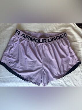 Under Armour Light Lavender Athletic Shorts